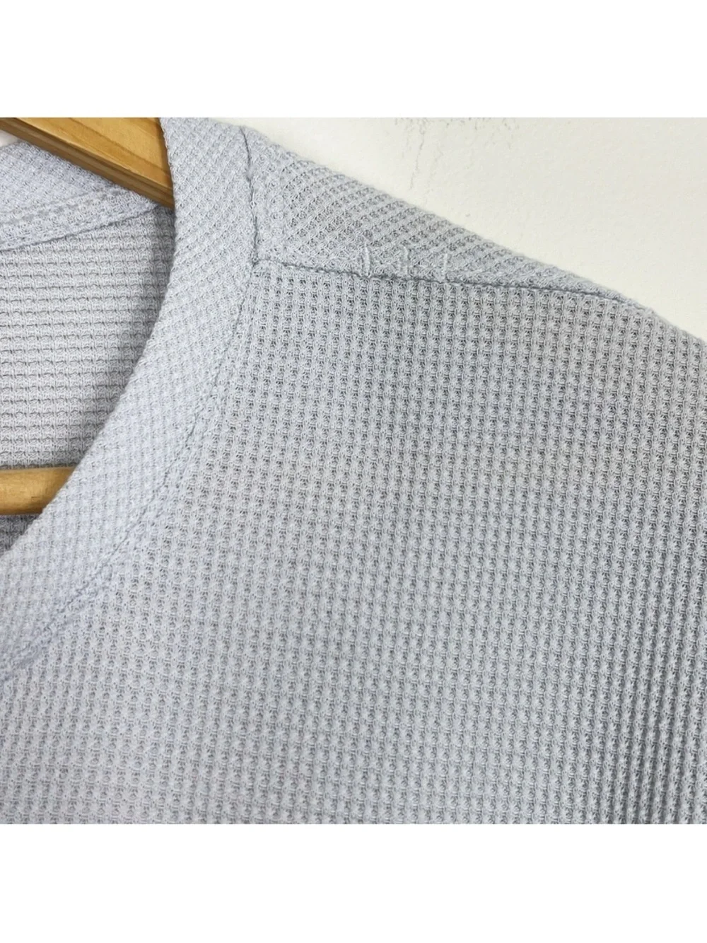 Lululemon Shift Stitch Henley Heathered Core Ultra Light Grey